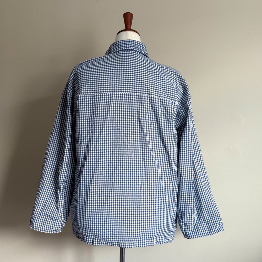 Krazy Kat Navy Gingham Jacket - image 4